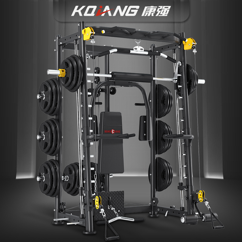 康強BK-3000E全新升級史密斯機龍門架深蹲架臥舉床小飛鳥訓練器綜合訓練器健身器材 3000E升級配置